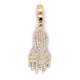 2.50 CT. Diamond Praying Hands Pendant in 10KT Gold - White Carat - USA & Canada